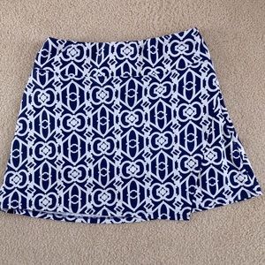 IBKUL Geometric Printed Golf Tennis Skort